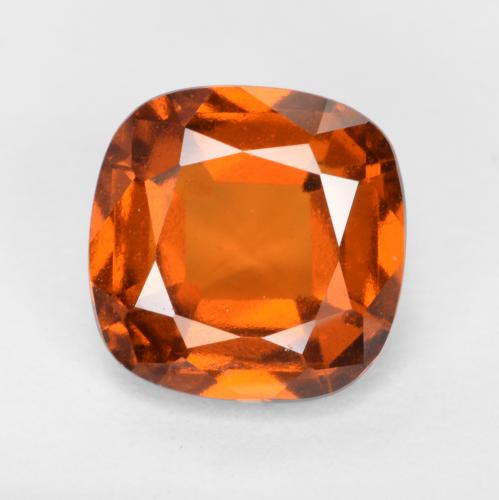 1,98 ctw natürlicher orangefarbener Hessonit, Kissenschliff, VS