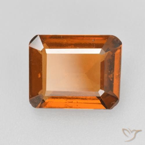 9,17 ctw natürlicher Mittelorange Hessonit-Granat, Oktagonschliff, VS-SI