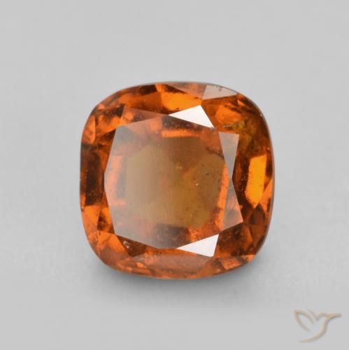 9,17 ctw natürlicher Amber Orange Hessonit-Granat, Kissen, VS-SI