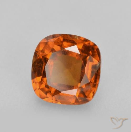 9,17 ctw natürlicher Mitteldunkles Orange Hessonit-Granat, Kissen, VS-SI
