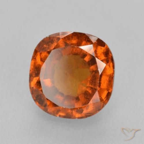 9,17 ctw natürlicher rötlich-orange Hessonit-Granat, Kissen, VS-SI