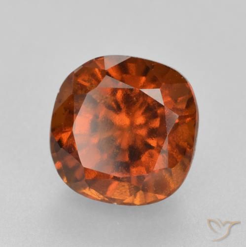 9,17 ctw natürlicher Amber Orange Hessonit-Granat, Kissen, VS-SI