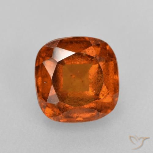 2.01ct Natürlicher Mittelorange Hessonit-Granat, Kissen, VS-SI