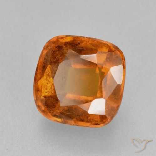 9,17 ctw natürlicher rötlich-orange Hessonit-Granat, Kissen, VS-SI