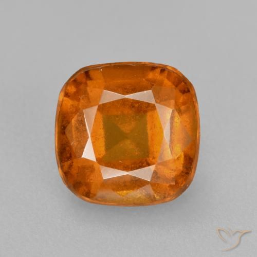 1.81ct Natürlicher Mittelorange Hessonit-Granat, Kissen, VS-SI
