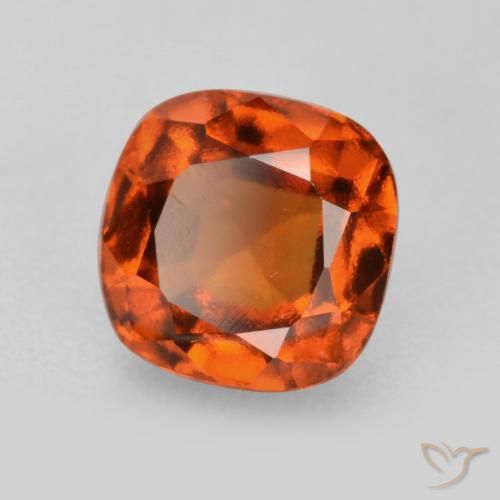 9,17 ctw natürlicher Feuerorange Hessonit-Granat, Kissen, VS