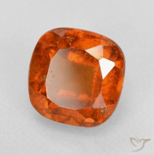 9,17 ctw natürlicher Feuerorange Hessonit-Granat, Kissen, SI