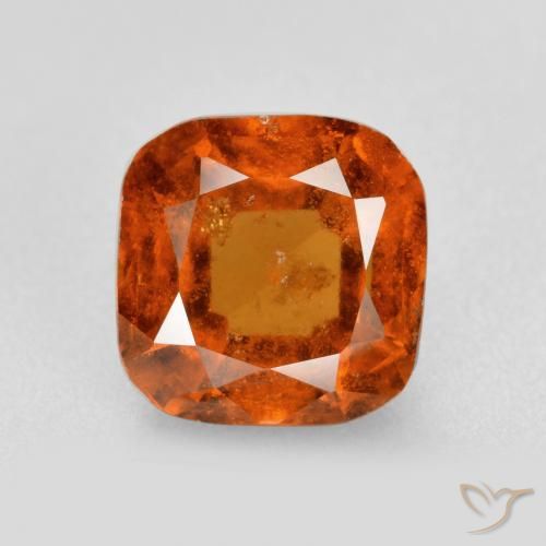 1.59ct Natürlicher Amber Orange Hessonit-Granat, Kissen, SI