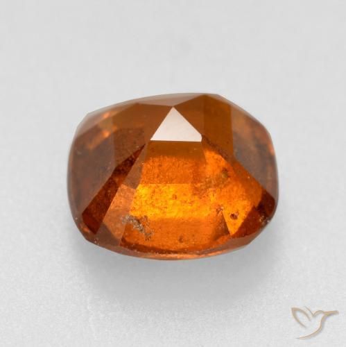 9,17 ctw natürlicher Amber Orange Hessonit-Granat, Kissen, SI