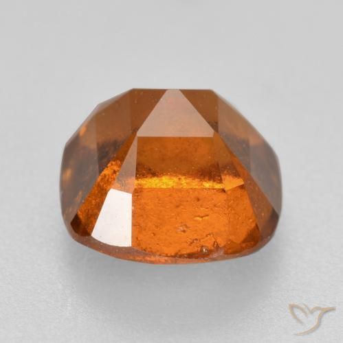 9,17 ctw natürlicher Amber Orange Hessonit-Granat, Kissen, SI