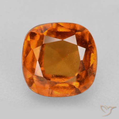 2.26ct Natürlicher tieforange Hessonit-Granat, Kissen, VS