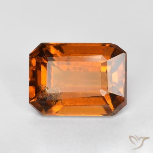 9,17 ctw natürlicher Mittelorange Hessonit-Granat, Oktagonschliff, SI