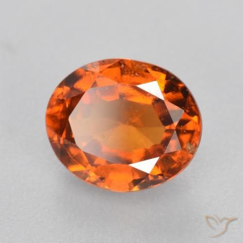 9,17 ctw natürlicher tieforange Hessonit-Granat, Oval, VS