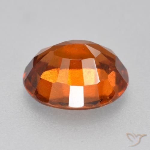 9,17 ctw natürlicher tieforange Hessonit-Granat, Oval, VS