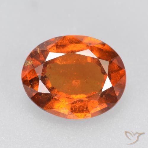 1.81ct Natürlicher tieforange Hessonit-Granat, Oval, SI