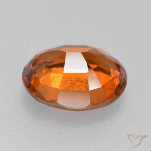 9,17 ctw natürlicher tieforange Hessonit-Granat, Oval, VVS-VS