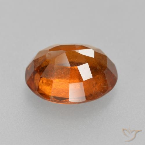 9,17 ctw natürlicher Mitteldunkles Orange Hessonit-Granat, Oval, VS-SI