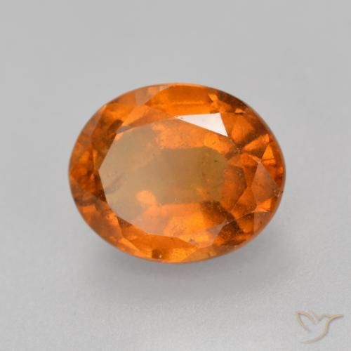 9,17 ctw natürlicher tieforange Hessonit-Granat, Oval, SI