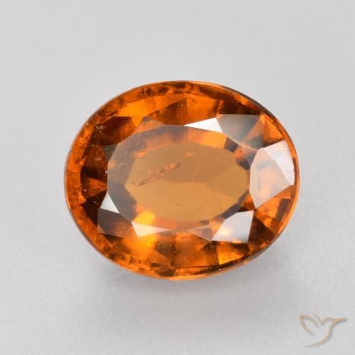 9,17 ctw natürlicher rötlich-orange Hessonit-Granat, Oval, VS-SI
