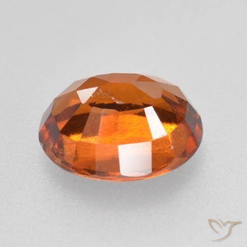 9,17 ctw natürlicher rötlich-orange Hessonit-Granat, Oval, VS-SI