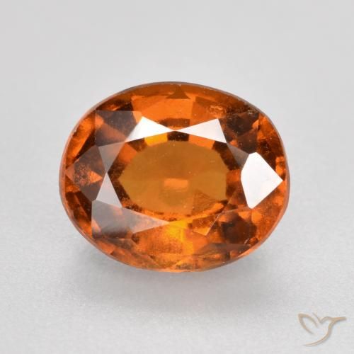 1.81ct Natürlicher Mitteldunkles Orange Hessonit-Granat, Oval, VS-SI