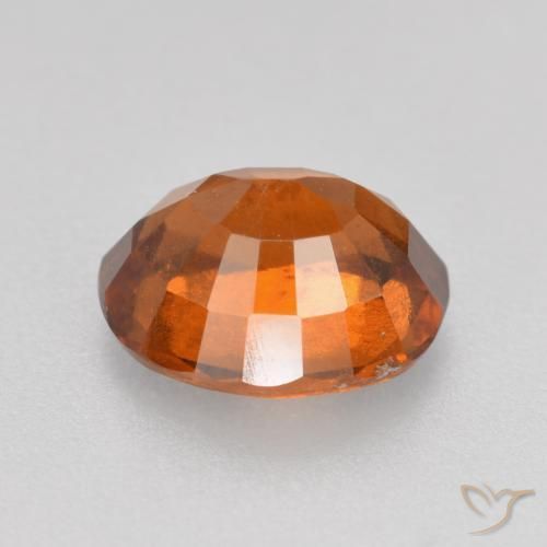9,17 ctw natürlicher Mitteldunkles Orange Hessonit-Granat, Oval, VS-SI