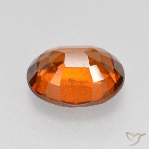 9,17 ctw natürlicher rötlich-orange Hessonit-Granat, Oval, VS-SI