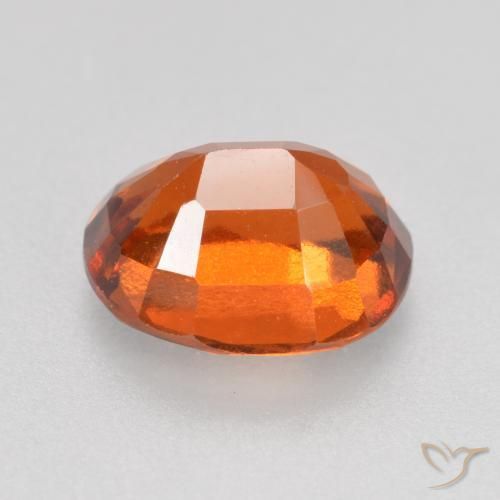 9,17 ctw natürlicher tieforange Hessonit-Granat, Oval, VVS-VS