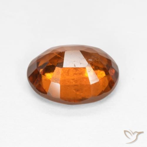 9,17 ctw natürlicher Amber Orange Hessonit-Granat, Oval, SI