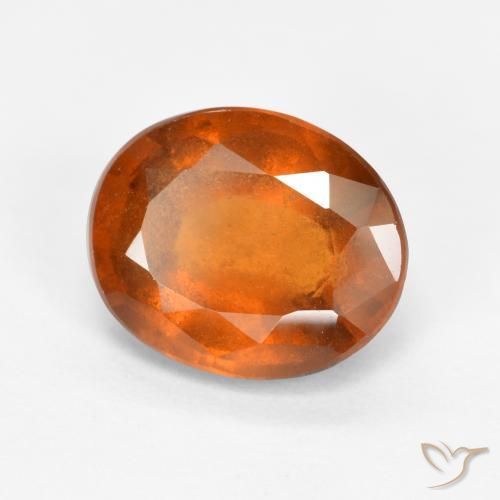 9,17 ctw natürlicher Mittelorange Hessonit-Granat, Oval, SI