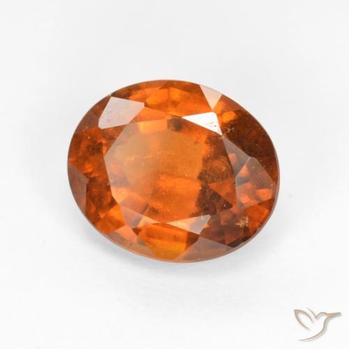 9,17 ctw natürlicher tieforange Hessonit-Granat, Oval, SI