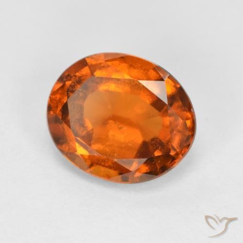 9,17 ctw natürlicher tieforange Hessonit-Granat, Oval, SI