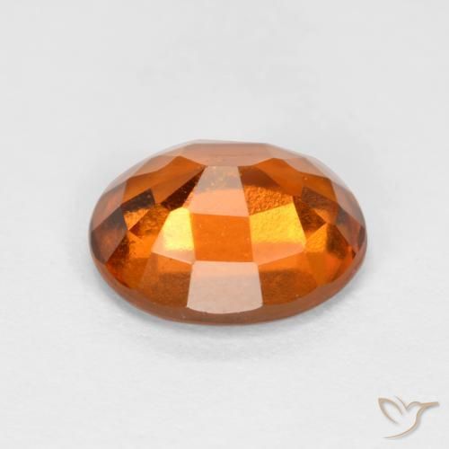 9,17 ctw natürlicher tieforange Hessonit-Granat, Oval, SI