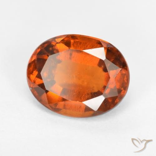 9,17 ctw natürlicher tieforange Hessonit-Granat, Oval, VS