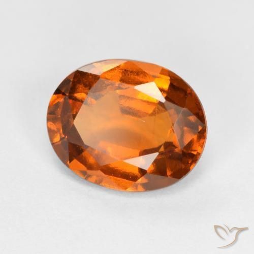 9,17 ctw natürlicher Mittelorange Hessonit-Granat, Oval, VS