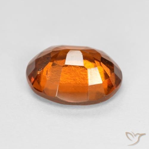 9,17 ctw natürlicher Mitteldunkles Orange Hessonit-Granat, Oval, VS
