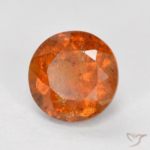 9,17 ctw natürlicher Mittelorange Hessonit-Granat, Runden, SI