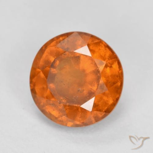 9,17 ctw natürlicher Mittelorange Hessonit-Granat, Runden, SI