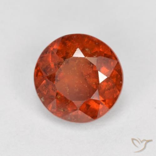 9,17 ctw natürlicher rötlich-orange Hessonit-Granat, Runden, SI