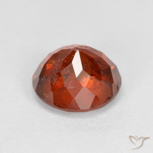 9,17 ctw natürlicher rötlich-orange Hessonit-Granat, Runden, SI