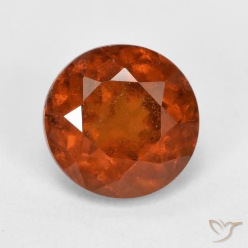 1.90ct Natürlicher Feuerorange Hessonit-Granat, Runden, VS-SI