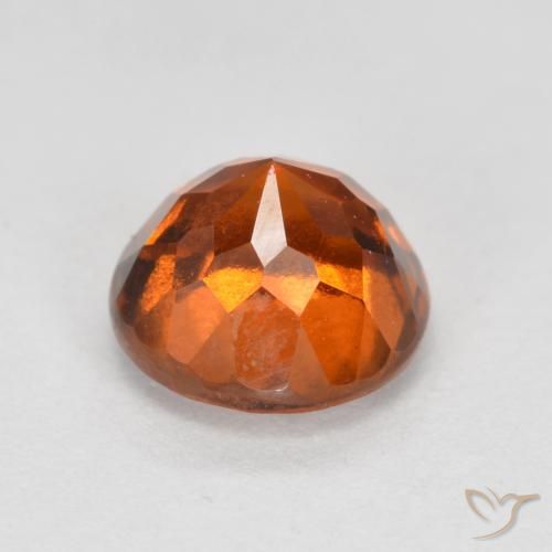 9,17 ctw natürlicher Amber Orange Hessonit-Granat, Runden, VS