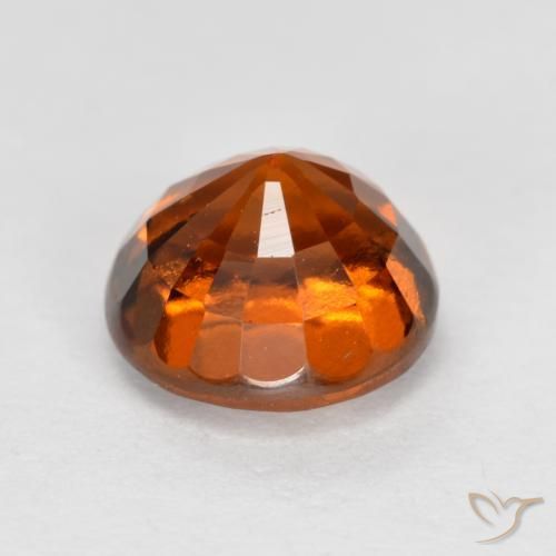 9,17 ctw natürlicher rötlich-orange Hessonit-Granat, Runden, VVS-VS