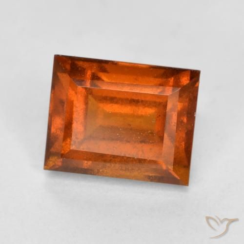 9,17 ctw natürlicher Amber Orange Hessonit-Granat, Baguette, VS-SI