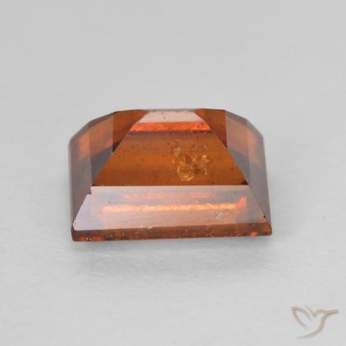 9,17 ctw natürlicher Medium Dark-Orange Hessonit-Granat, Baguette, VS-SI