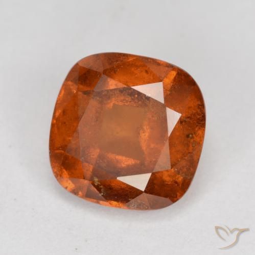 9,17 ctw natürlicher Amber Orange Hessonit-Granat, Kissen, SI