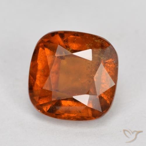 9,17 ctw natürlicher Amber Orange Hessonit-Granat, Kissen, SI