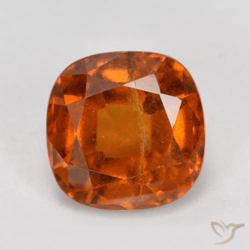 9,17 ctw natürlicher Amber Orange Hessonit-Granat, Kissen, SI