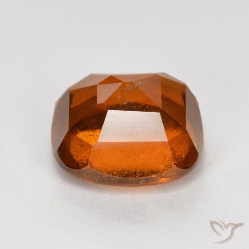9,17 ctw natürlicher Mitteldunkles Orange Hessonit-Granat, Kissen, VS-SI