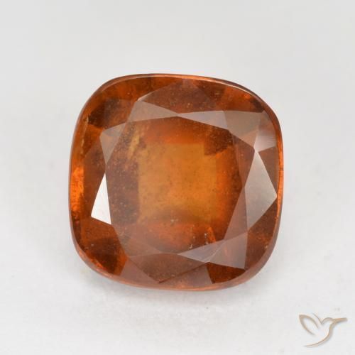 9,17 ctw natürlicher Amber Orange Hessonit-Granat, Kissen, VS-SI